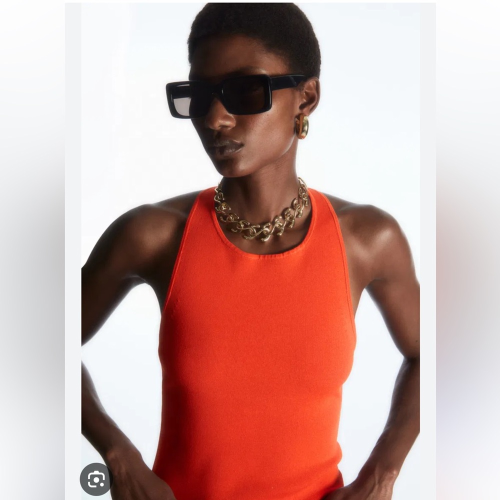 COS Knitted Halterneck Tank Top - Picture 3 of 9